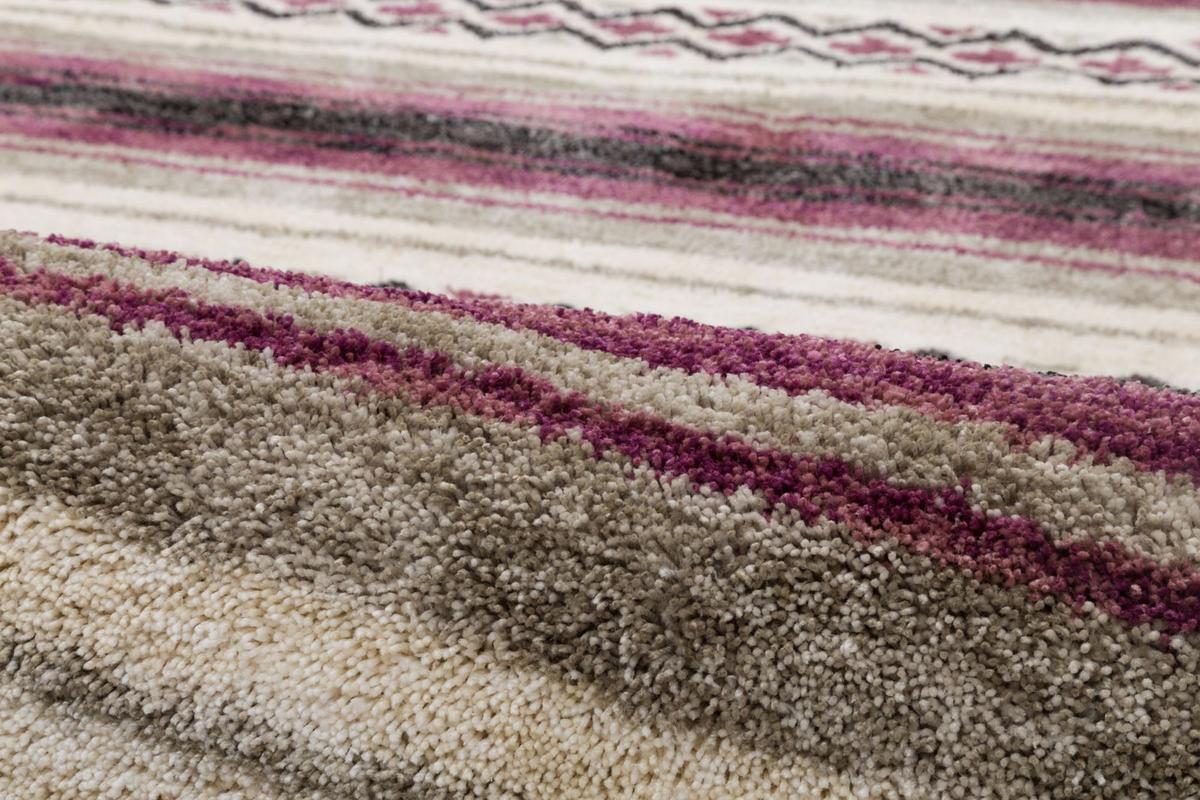 TUFTTEPPICH Vittoria 80x150 cm - Beere, Textil (80/150cm) - Gino Falcone