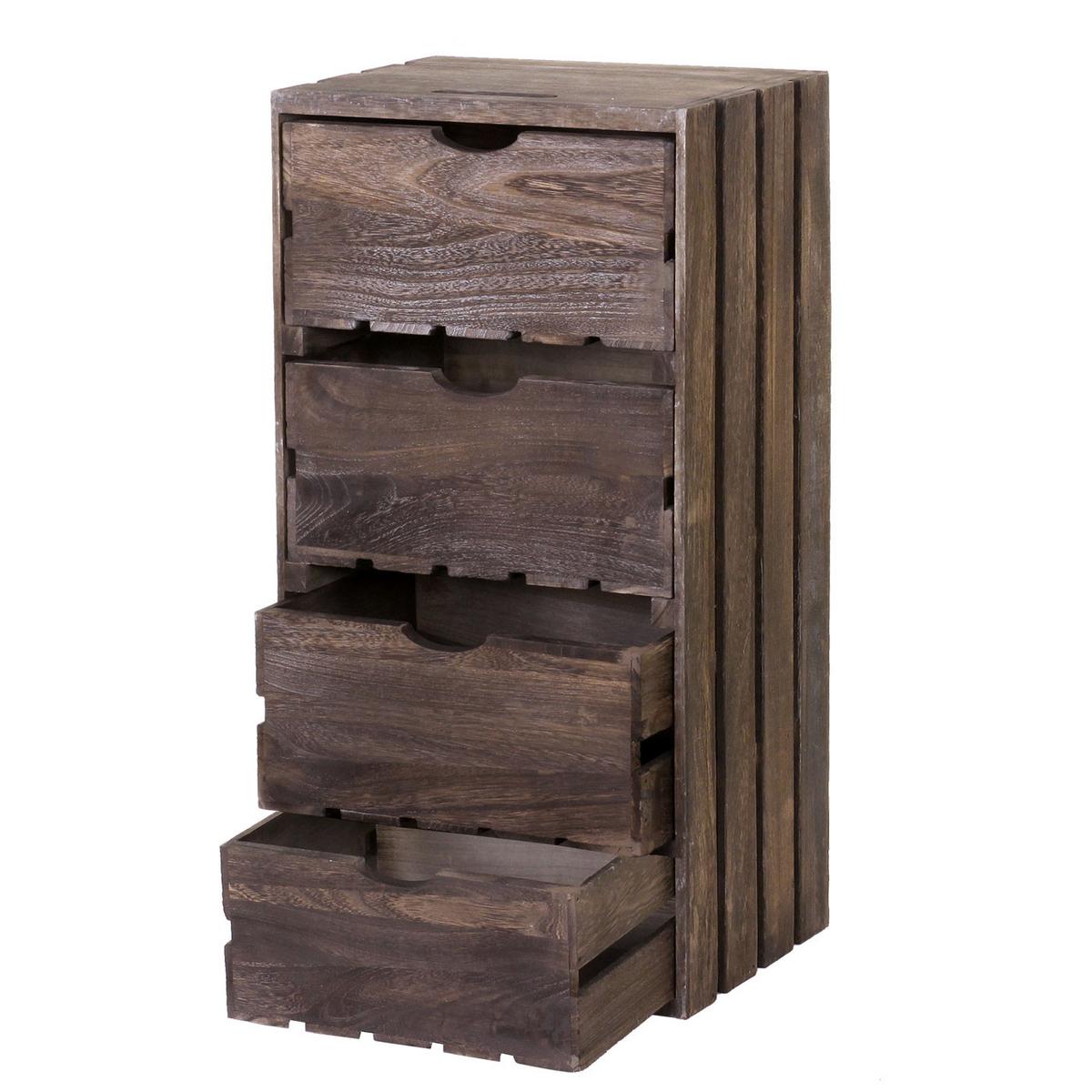 KOMMODE Braun - Braun, Holz (32/70/26cm) - MCW