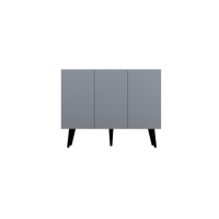 KOMMODE Toronto Grau 39,9/95,5/120 - Grau, Holzwerkstoff (40/96/120cm) - RAUMHIRSCH FURNITURE