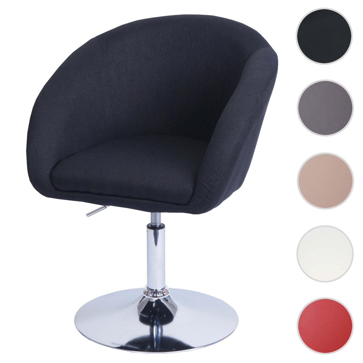 ESSZIMMERSTUHL Anthrazit 1er-Set - Anthrazit/Creme, Textil (59/90/60cm) - MCW