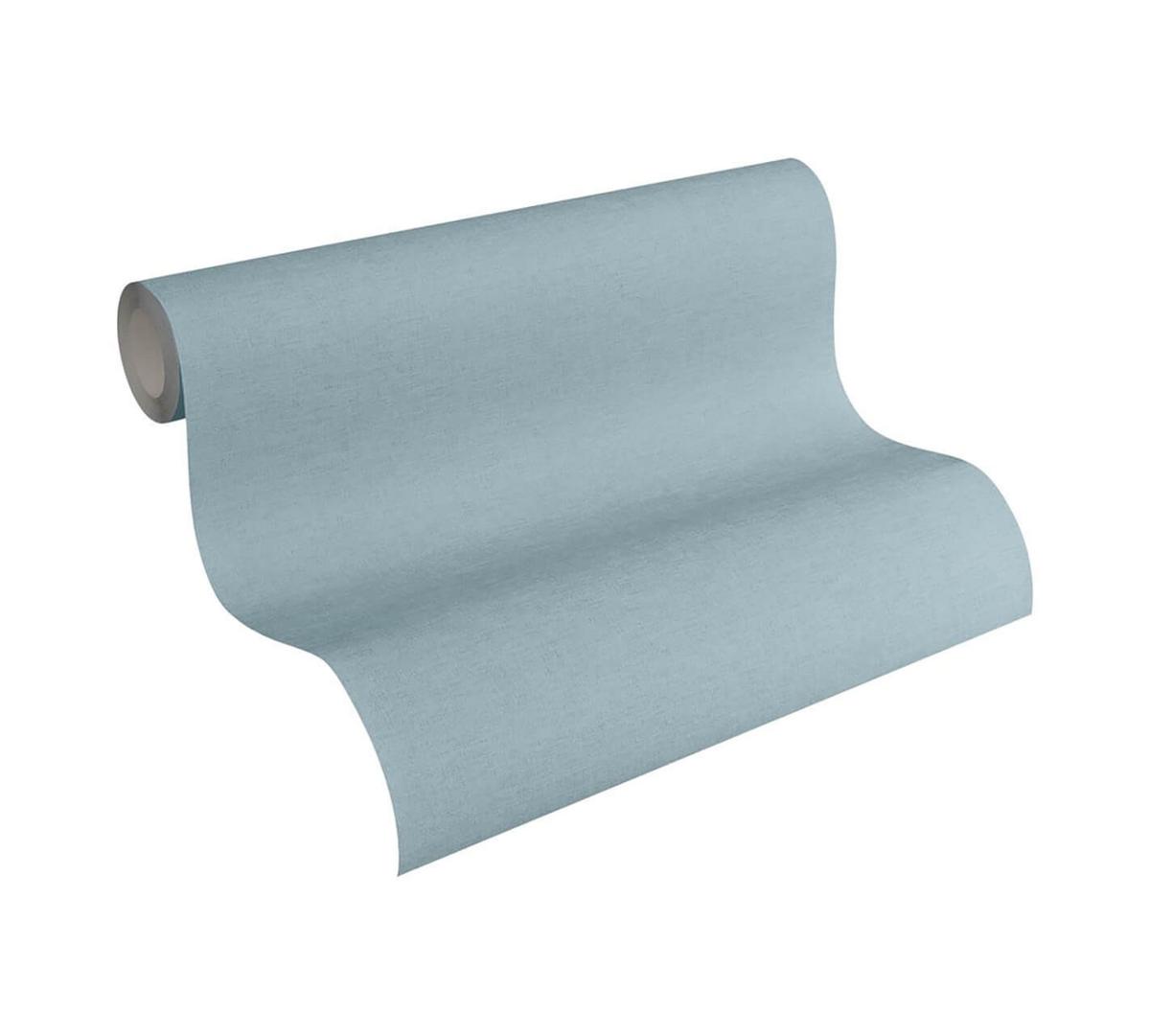 VLIESTAPETE Blau 53x1005cm - Blau, Textil (53/1cm) - KUNSTLOFT