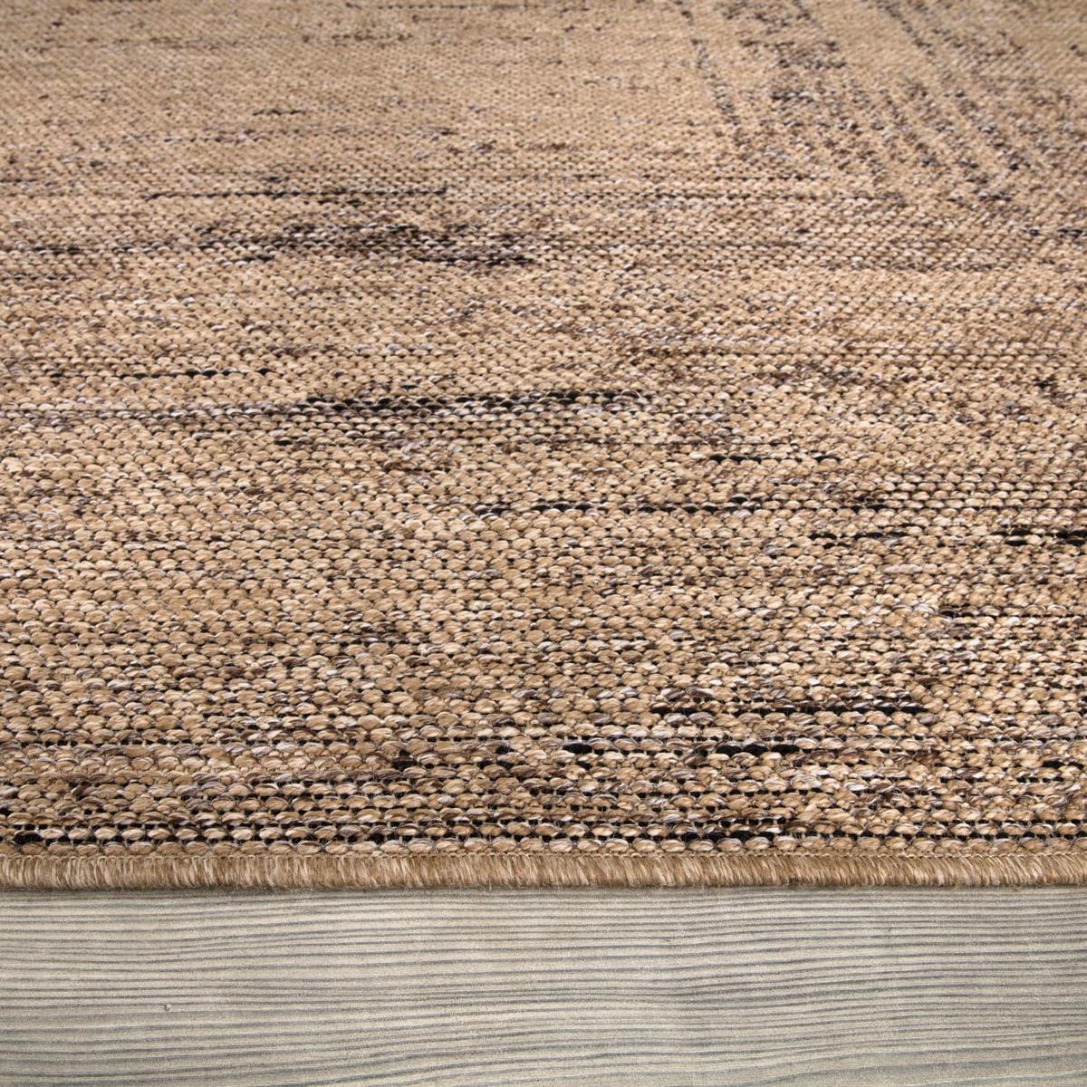 FLACHWEBTEPPICH, meliert, aus Polypropylen, Beige, 160 x 220 cm - Beige, Textil (220/160cm) - KADIMA DESIGN