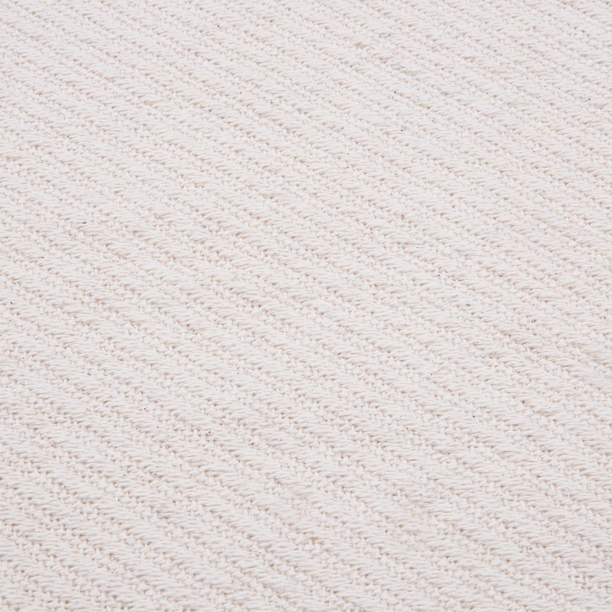 DECKE Beige Yarsa 125/150 cm - Beige, Naturmaterialien/Textil (125/150cm) - Beliani