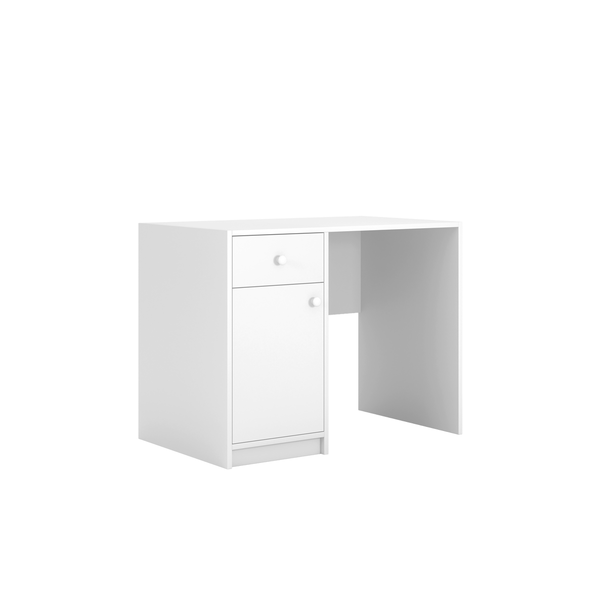 KINDERSCHREIBTISCH BABYDREAMS Weiß 100/75/60 - Weiß, Holzwerkstoff (100/75/60cm) - RAUMHIRSCH FURNITURE