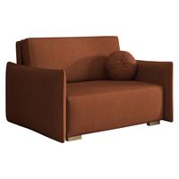 SCHLAFSOFA Viva Glov II - Bronzefarben/Naturfarben, Holz/Textil (134/85/98cm) - MIRJAN24