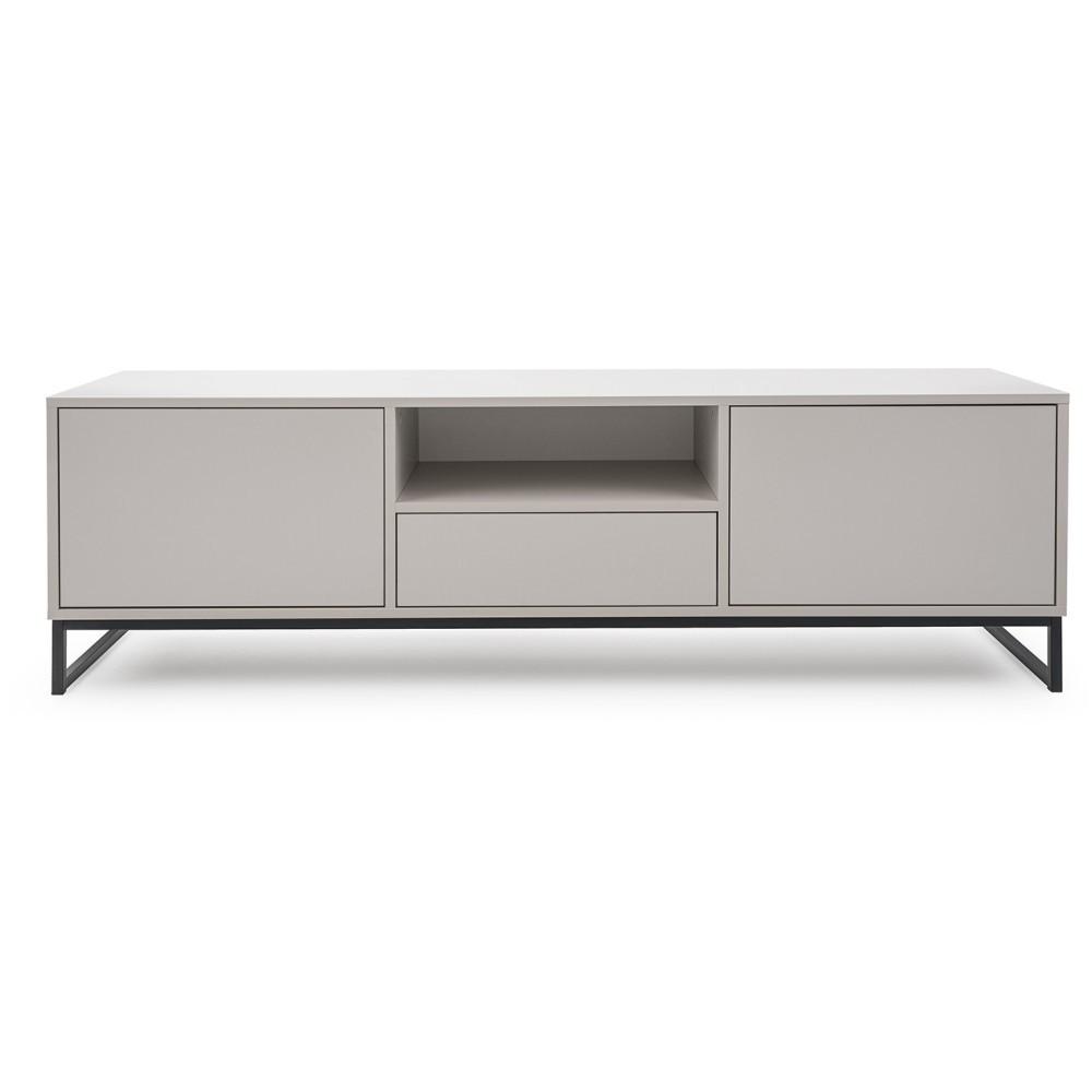 LOWBOARD Giana mit 2 Türen und Schublade, 160 cm, Beige Sand - Sandfarben/Beige, Holzwerkstoff (160/48.5/45cm) - Beautysofa