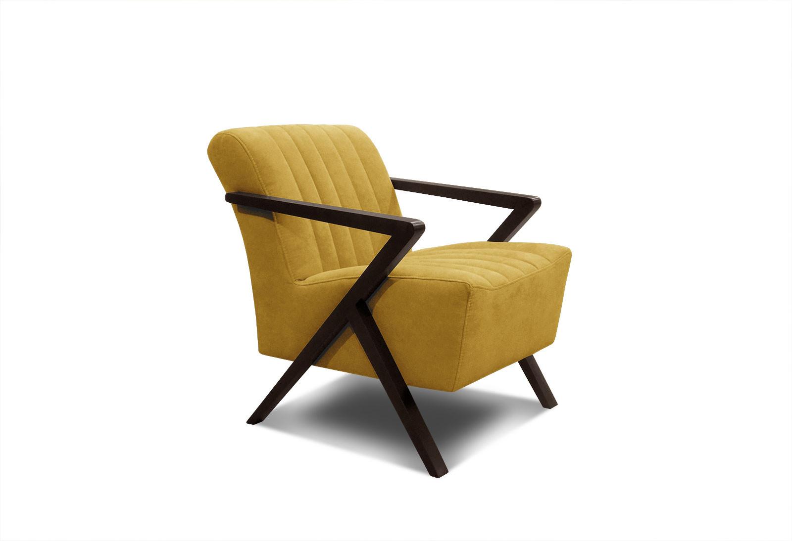 SESSEL LEBRON, gelb - Gelb, Holzwerkstoff/Textil (65/82/79cm) - Wozimo