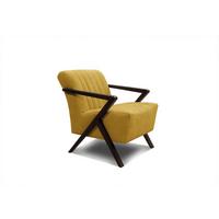SESSEL LEBRON, gelb - Gelb, Holzwerkstoff/Textil (65/82/79cm) - Wozimo