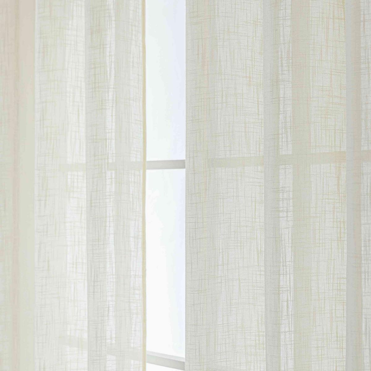 GARDINE SEOUL HxB 245x140 cm Creme - Creme, Textil (140/245cm) - Gardinenbox