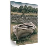 POSTER - 59x84 cm - Artland - Altes Boot - Grau, Textil (59/84/0.1cm) - TULUP