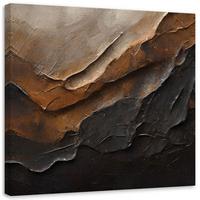 KUNSTDRUCK Braun 60/60 cm - Braun, Textil (60/60cm) - KUNSTLOFT