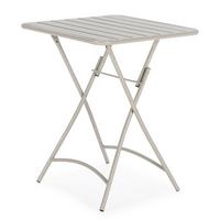 GARTENKLAPPTISCH Perla 60/60/74 cm Metall - Grau, Metall (60/60/74cm) - VS Venta-stock