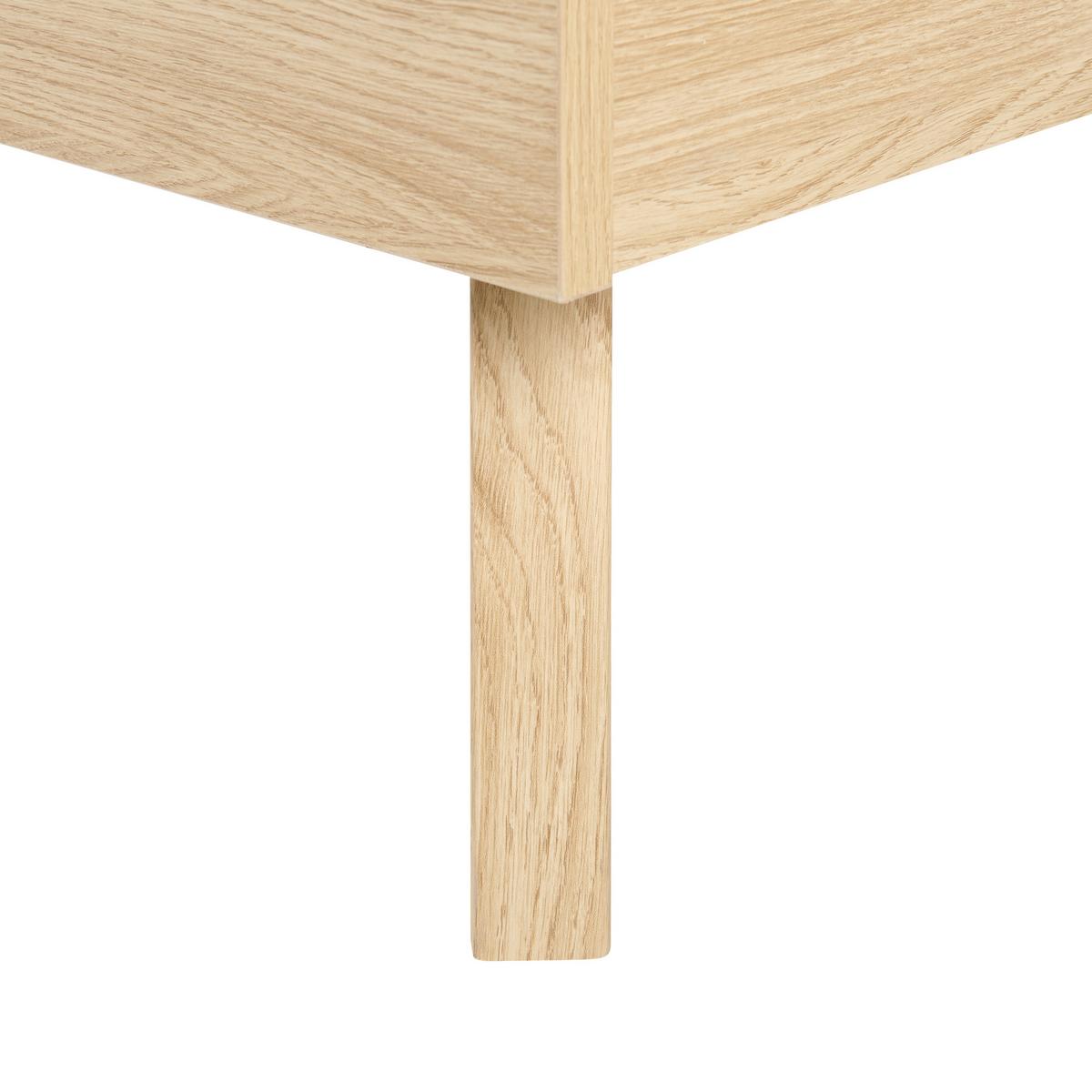 BETT 140/200cm Heller Holzfarbton Monpazier - Hellbraun, Naturmaterialien (140/200cm) - Beliani