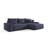 ECKSOFA Walken Mit Schlaffunktion - Blau, Holzwerkstoff/Textil (280/185cm) - Fun Möbel
