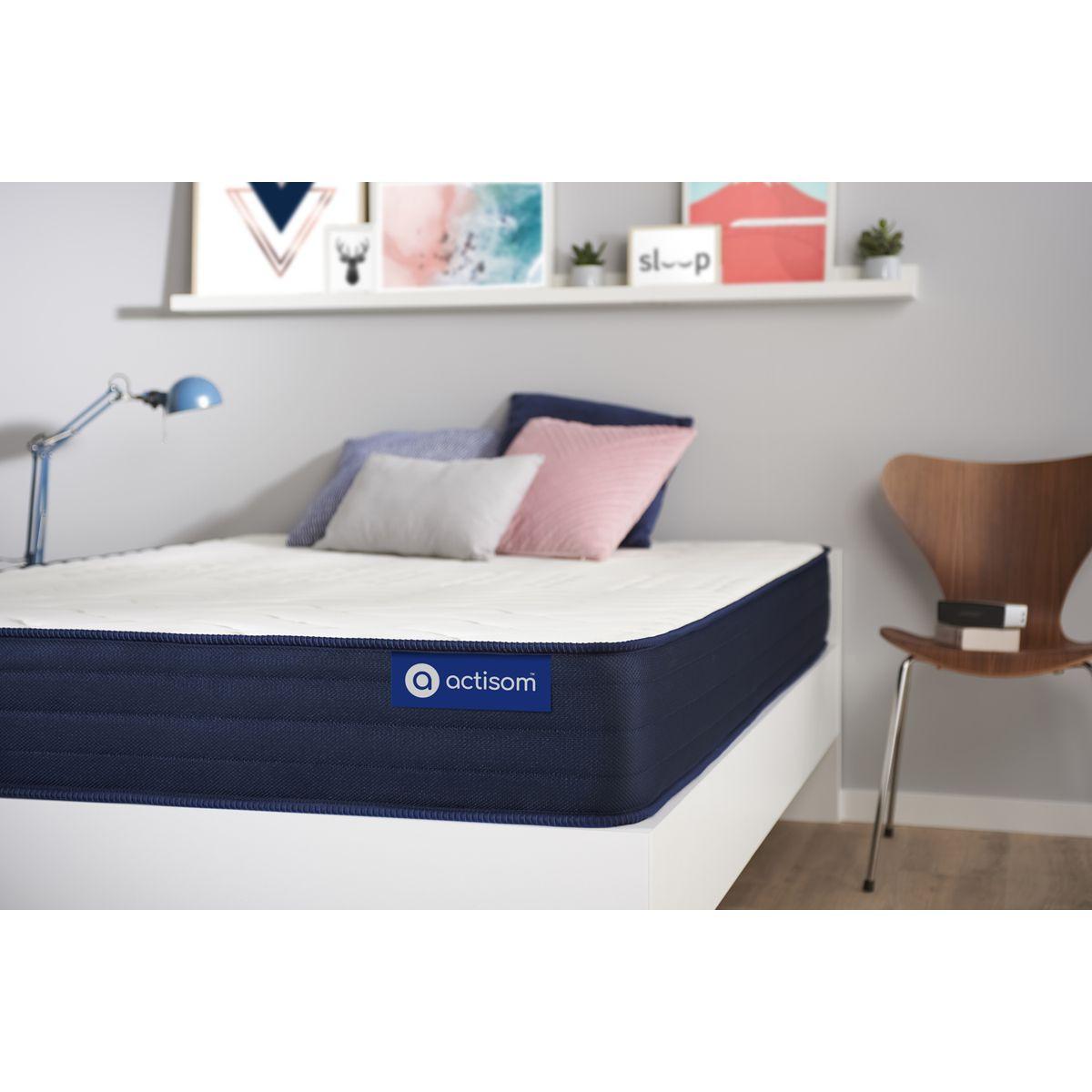 MATRATZE Actimemo life Memory-Schaum 80 x 200 cm h4 - Weiß, Textil (80/200cm) - ACTISOM