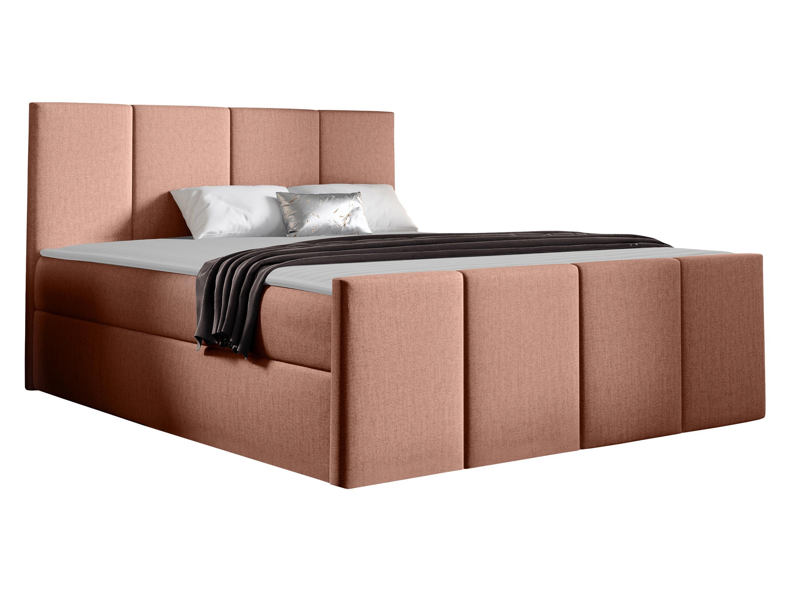 BOXBETT Lars - H3 - Hellrosa, Holz (160/200cm) - MIRJAN24