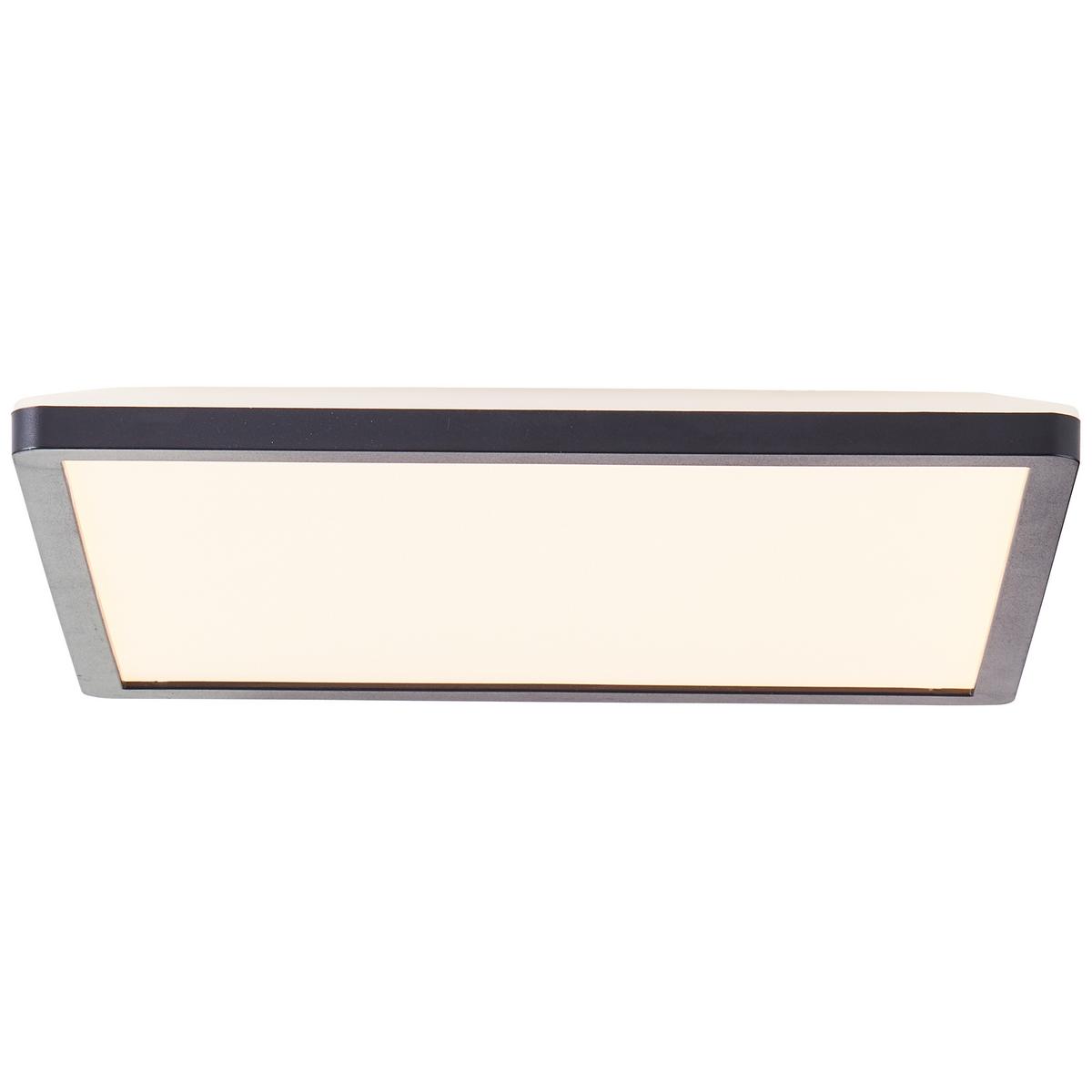 DECKENAUFBAU-PANEEL Sorell G99880A76 - Schwarz, Metall (29.4/29.4/2.5cm) - Brilliant