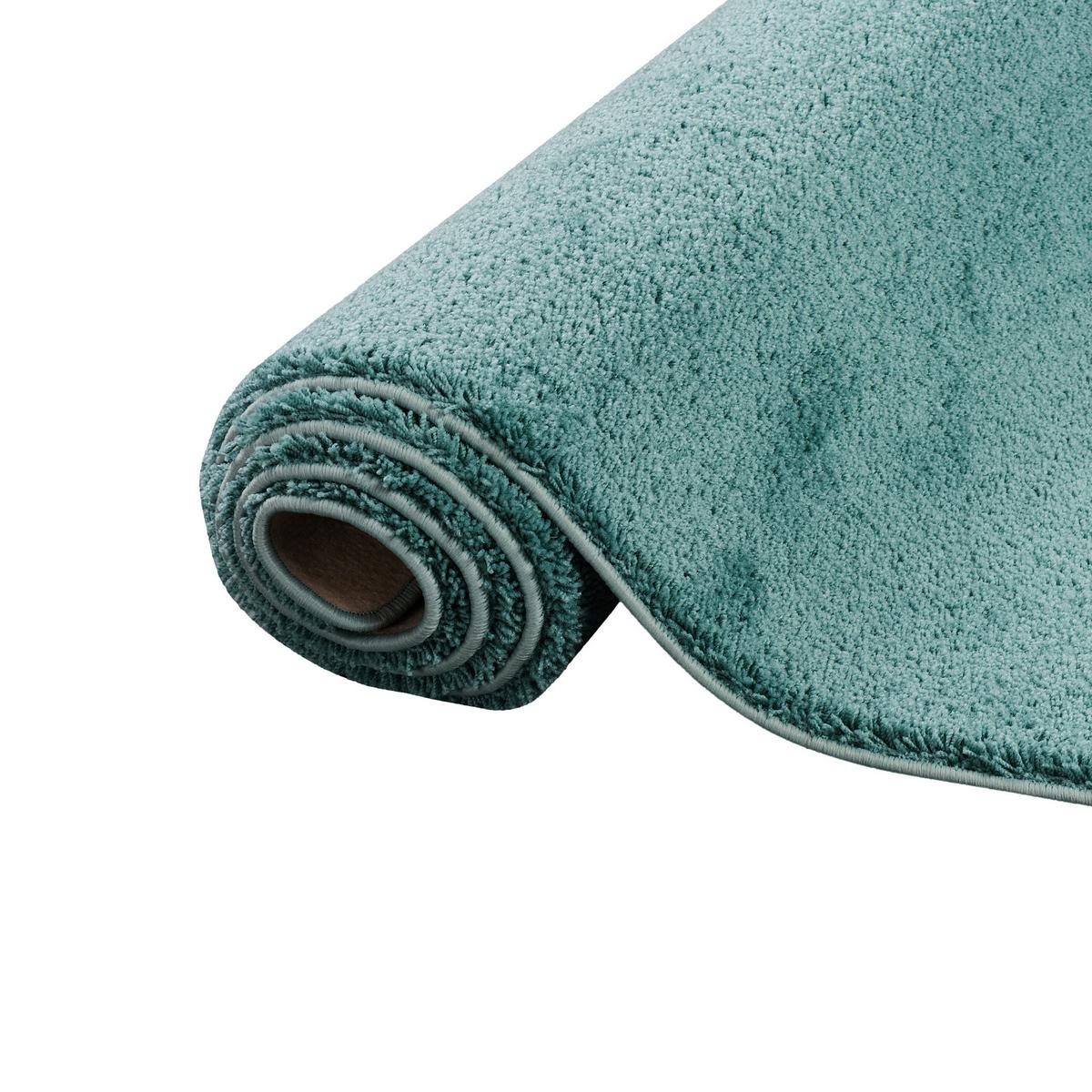 HOCHFLOR SHAGGY TEPPICH PALACE - Mintgrün, Textil (200/200cm) - Snapstyle