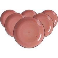 SPEISETELLER Happy rot ø 27 cm 6er Set - Rot, Keramik (27cm) - Ritzenhoff Breker