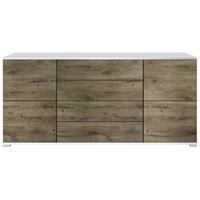 SIDEBOARD Rova Eiche Ribbeck - Alteiche, Holzwerkstoff (166.5/75.5/35cm) - Vladon