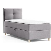 POLSTERBETT Helen Mini 103/206/106 grau - Grau, Holzwerkstoff/Textil (100/200cm) - Beautysofa