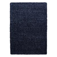 HOCHFLORTEPPICH RHEIN, einfarbig, aus Polypropylen, Marineblau, 240 x 340 cm - Blau, Textil (340/240cm) - KADIMA DESIGN