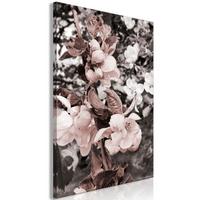 KUNSTDRUCK Grau 60/90 cm - Pink/Grau, Textil (60/90cm) - KUNSTLOFT