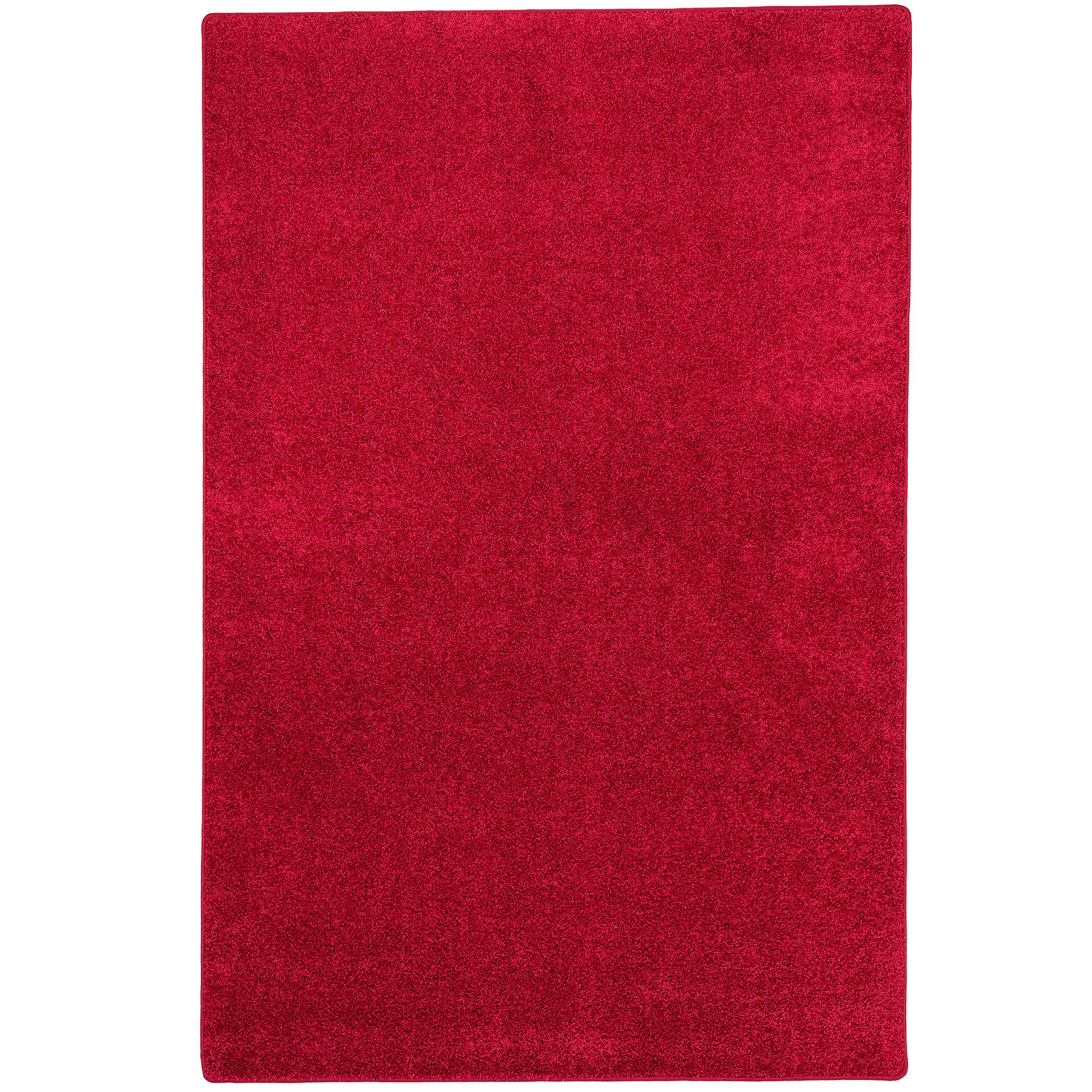 HOCHFLOR VELOURS TEPPICH MONA - Rot, Textil (80/320cm) - Snapstyle