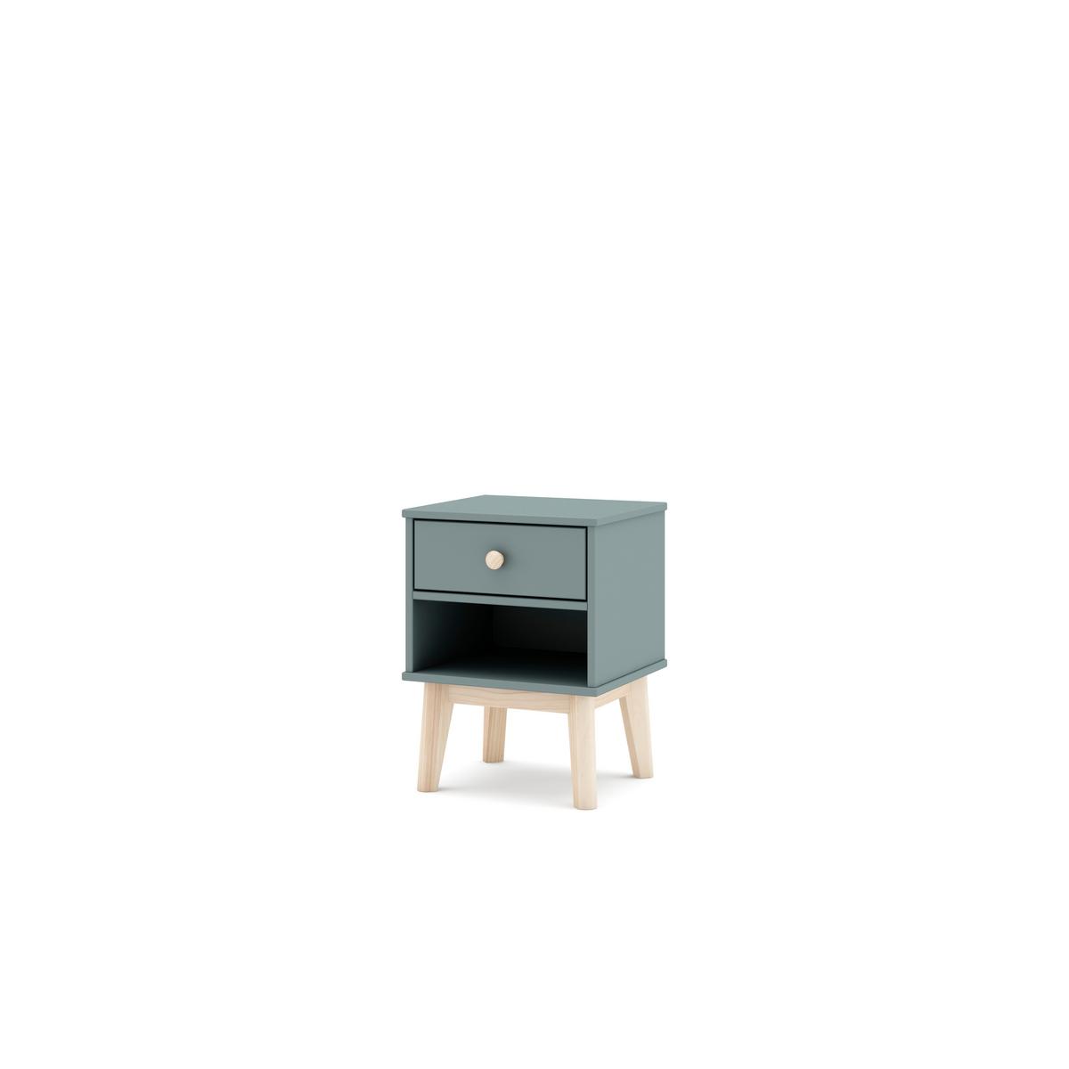 NACHTTISCH Esteban Grün 40/35/53.1 cm - Grün, Holz (35/53.1/40cm) - Calicosy