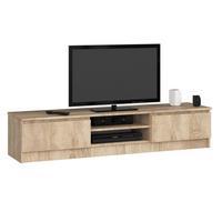 LOWBOARD Eiche Sonoma 33/160/40 - Sonoma Eiche, Holzwerkstoff (160/33/40cm) - RAUMHIRSCH FURNITURE