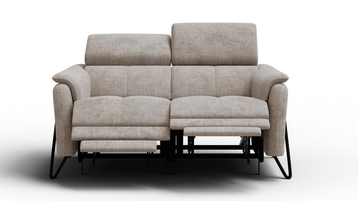 RELAXSOFA RODEN 2-Sitzer, beige - Beige, Holz/Textil (152/82/103cm) - Wozimo