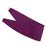 RAFFHALTER Fischgrät 2er-Set - Aubergine, Textil (13/66cm) - Homescapes