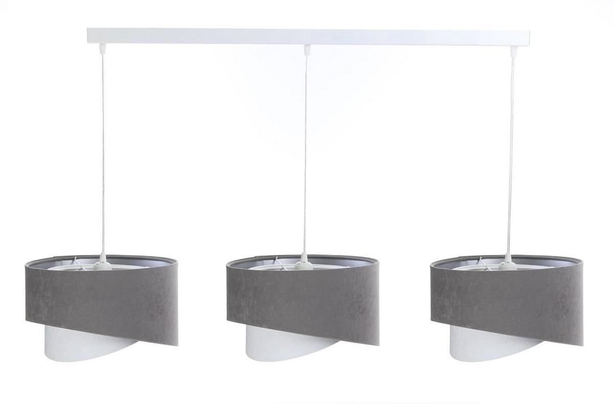HÄNGELEUCHTE Grau 30/18 cm - Grau, Kunststoff (30/0.3/18cm) - ONZENO