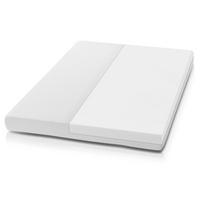 KALTSCHAUMMATRATZE 140x200 cm - Weiß, Textil (140/200cm) - Juskys