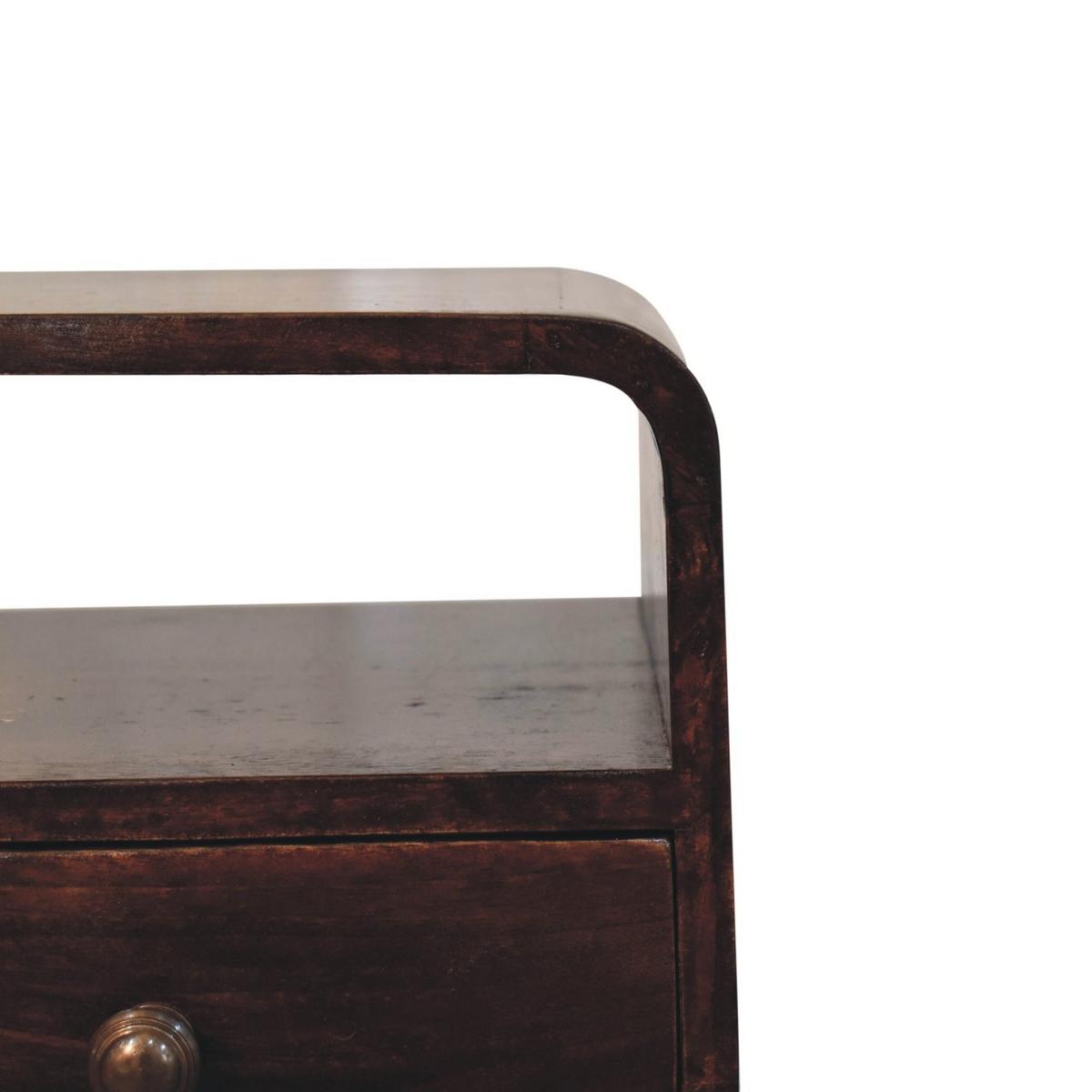NACHTTISCH California - Braun, Holz (30/55/30cm) - Artisan Furniture