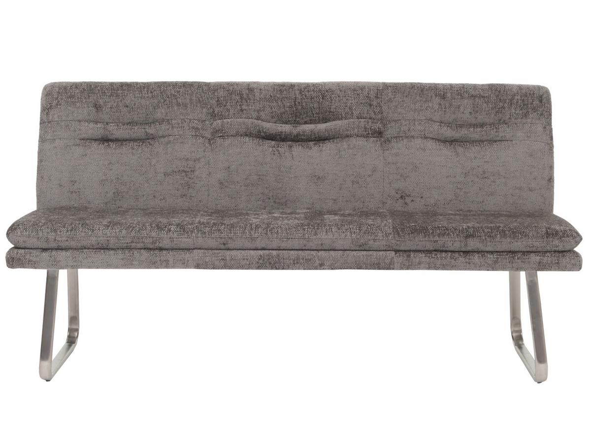 SITZBANK Grau - Dunkelgrau/Grau, Textil (180/93/58cm) - MCW