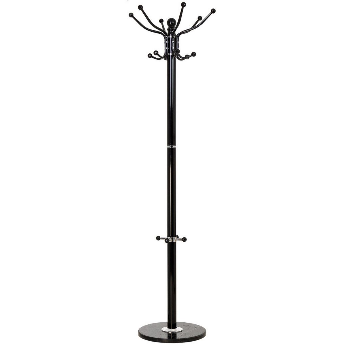 GARDEROBE aus metall 36x173cm - Schwarz, Metall (36/173/36cm) - Wanderlust