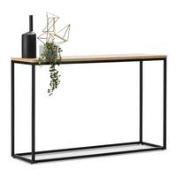 KONSOLENTISCH Kittilä - Eichefarben, Metall (30/100/80cm) - [en.casa]