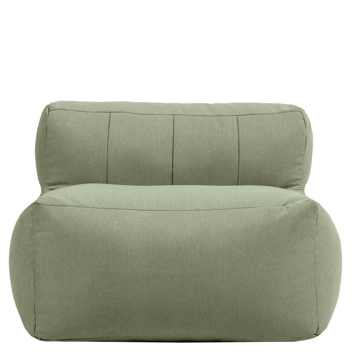 SITZSACK-SOFA Sessel - Grün, Textil (95/68/100cm) - icon