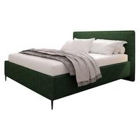 POLSTERBETT Puretta - Schwarz/Grün, Holzwerkstoff/Textil (160/200cm) - MIRJAN24
