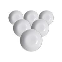 SUPPENTELLER Banda Weiß ø 20 cm 6er Set - Weiß, Keramik (20cm) - Ritzenhoff Breker