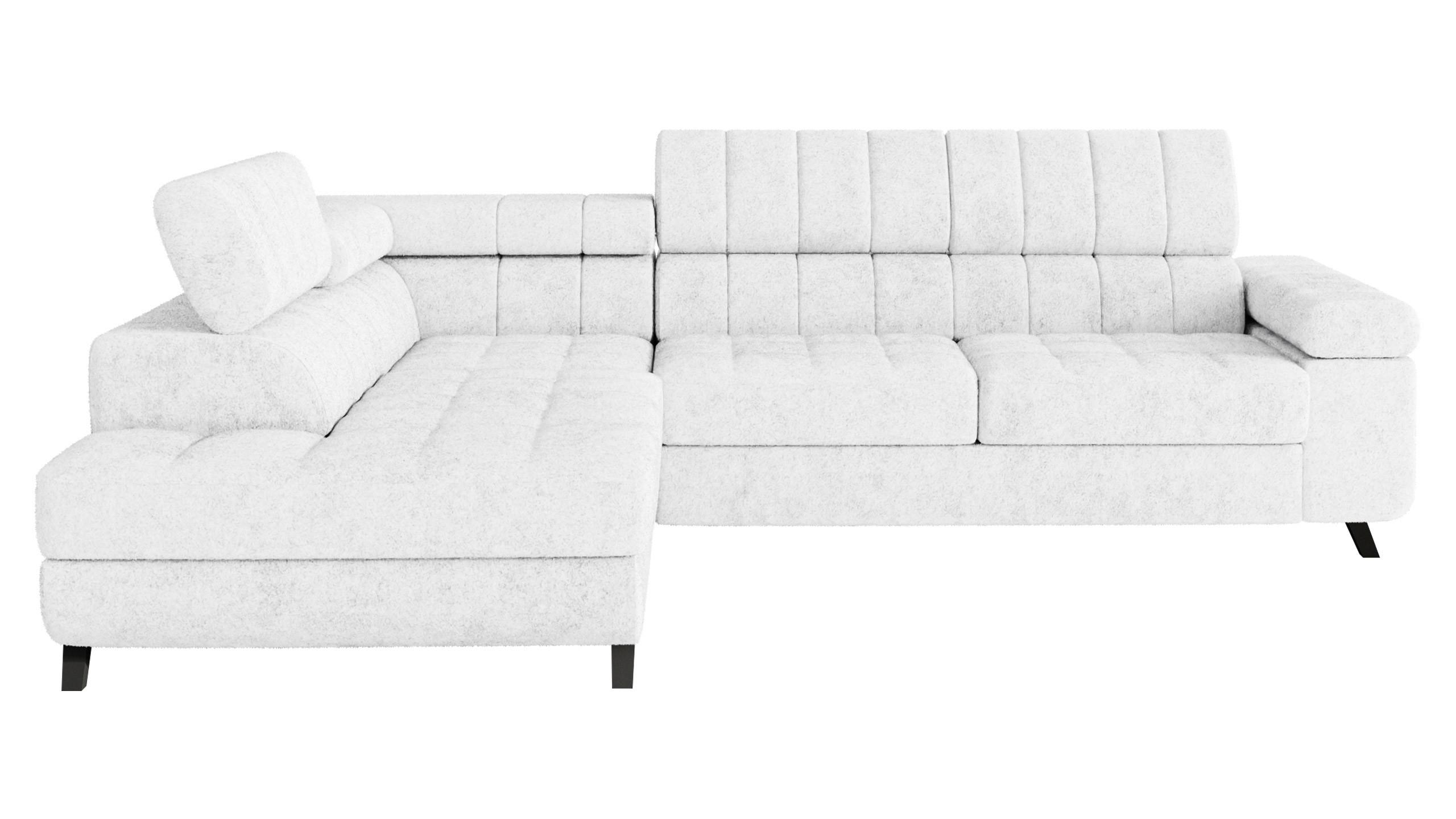 ECKSOFA Nord, Seite: Links - Hellgrau/Schwarz, Holz/Textil (264/203cm) - MIRJAN24