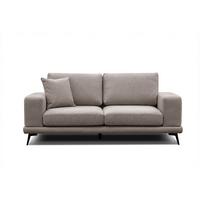 SOFA MEDIOLANE 2,5-Sitzer, taupe - Taupe, Holzwerkstoff/Textil (203/87/96cm) - Wozimo