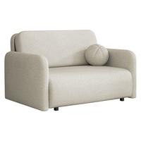 SCHLAFSOFA Viva Sun II - Beige/Schwarz, Holz/Textil (130/85/103cm) - MIRJAN24