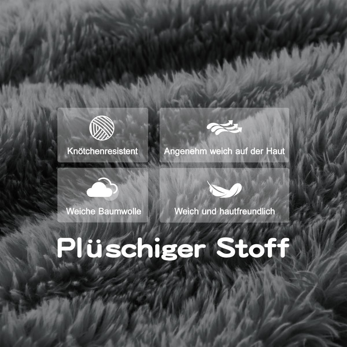 ECKSOFA plüsch grau modular & ohne montage - Grau, Textil (204/179cm) - Urban Meuble