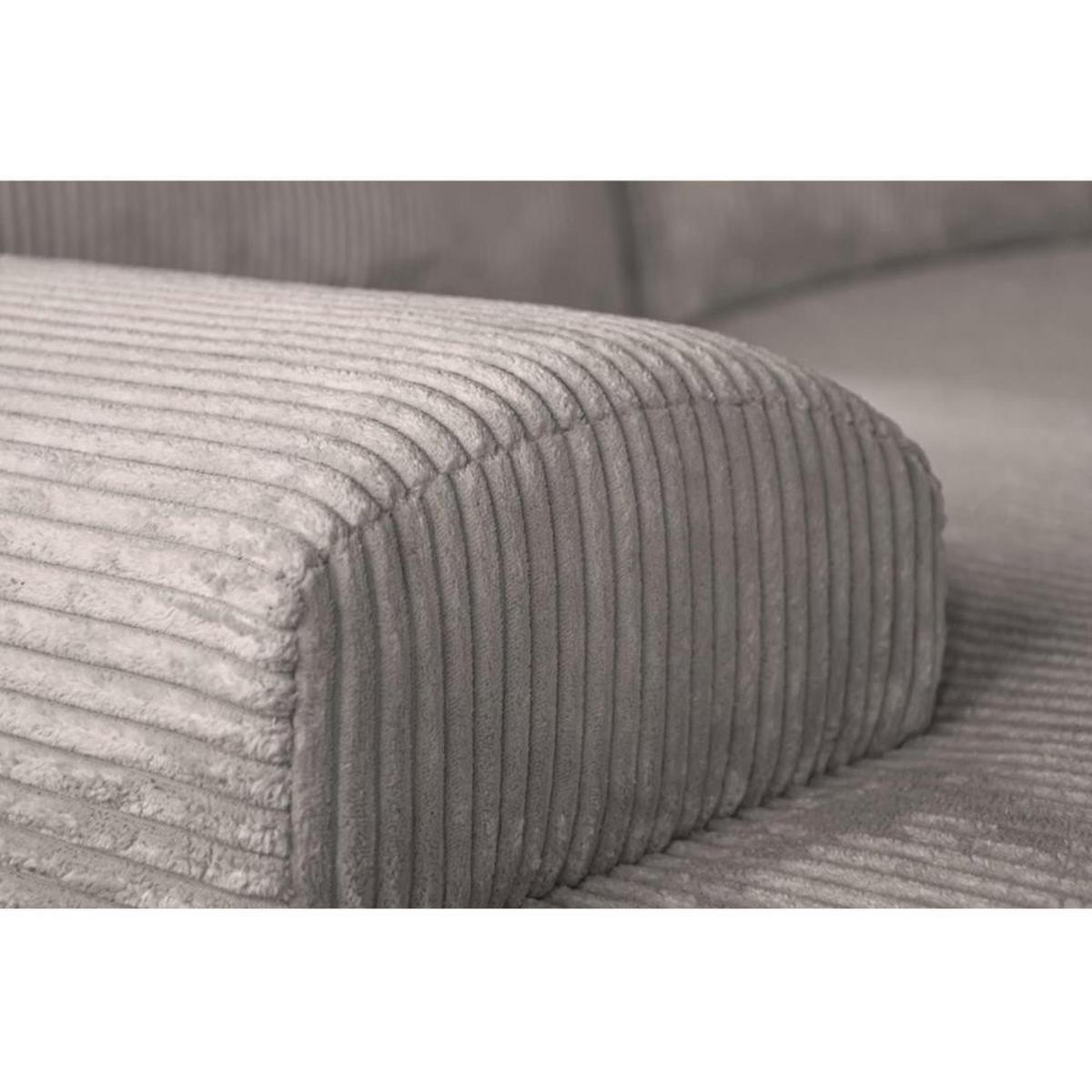 ECKSCHLAFSOFA Benny cappuccino links - Schwarz/Cappuccino, Kunststoff/Textil (271/185cm) - Beautysofa