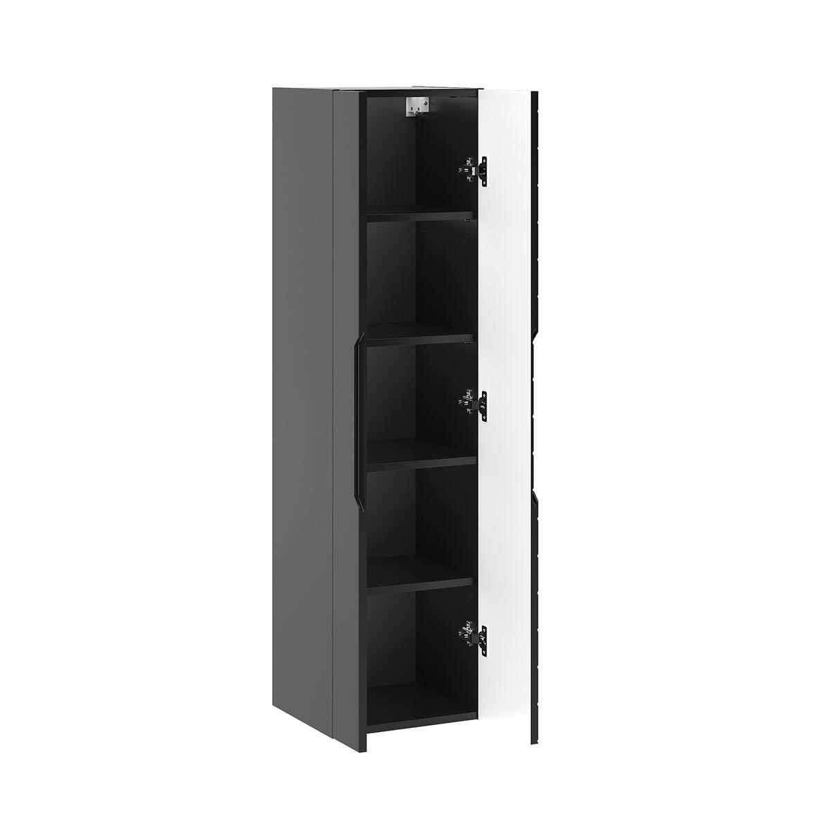 HÄNGESÄULE Daria Schwarz - Schwarz, Holzwerkstoff (34.5/130/31.8cm) - Petits-meubles