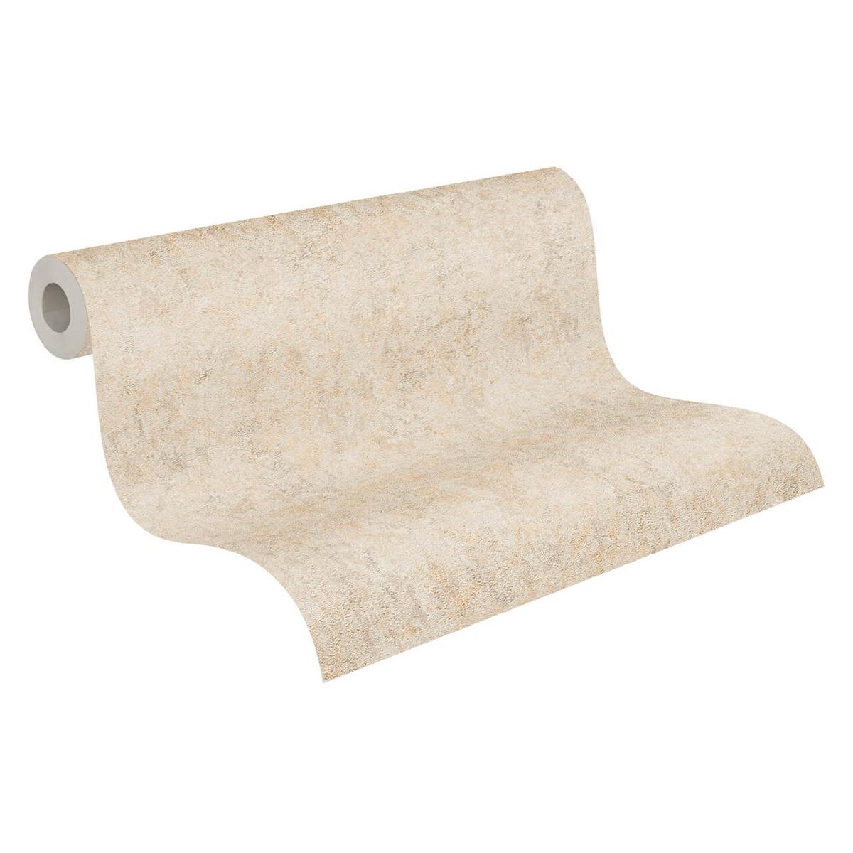 VLIESTAPETE Beige 53/1005 cm - Beige, Textil (53/1cm) - KUNSTLOFT