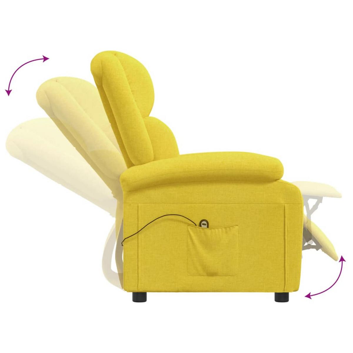 FERNSEHSESSEL Liedtke Gelb - Gelb, Metall (70/98.5/90.5cm) - Nettlife