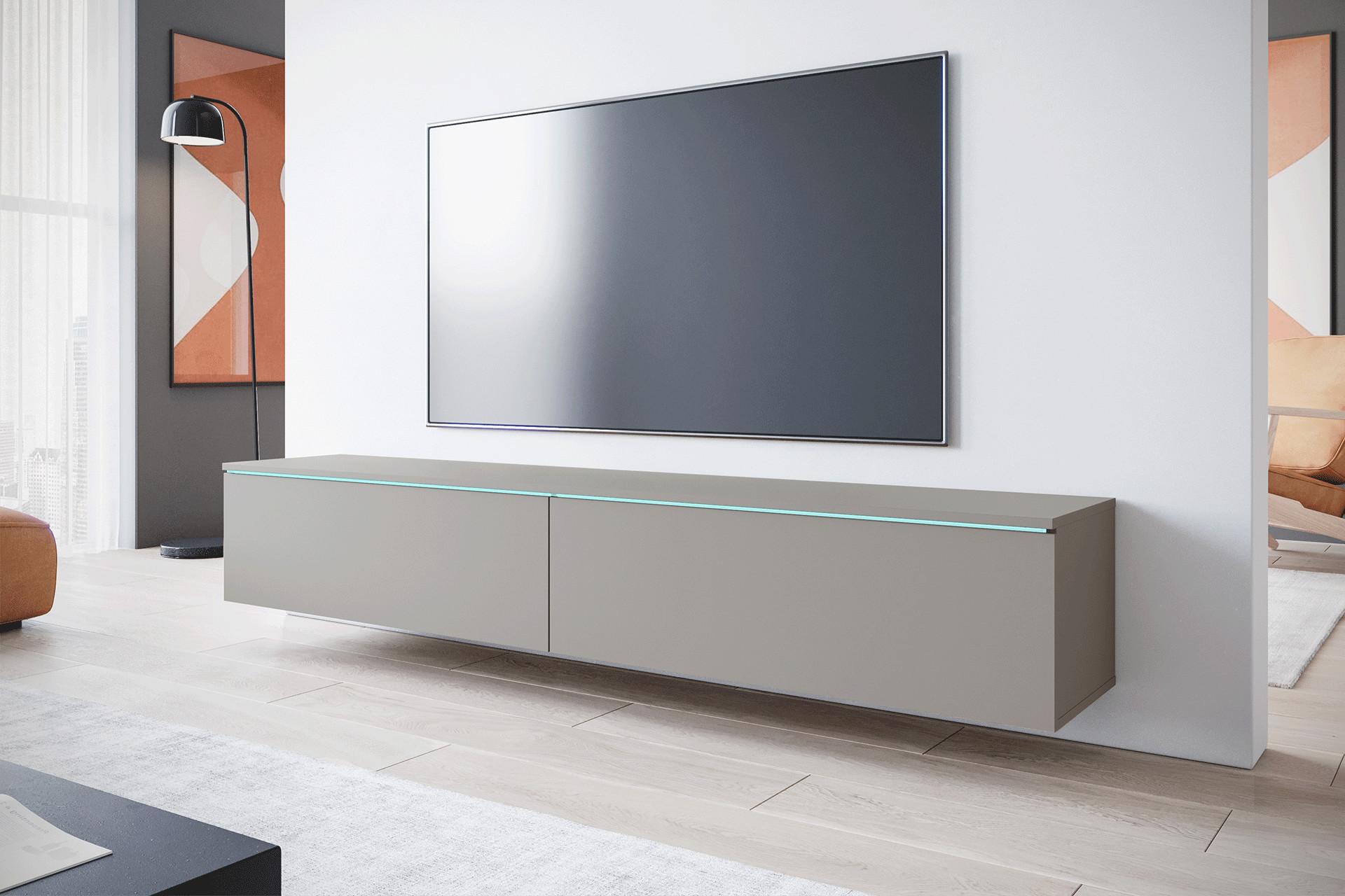 Lowboard grau günstig bei mömax